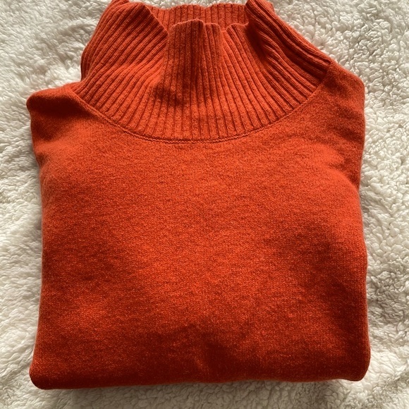 Anthropologie Moth burnt orange sweater - Picture 3 of 8
